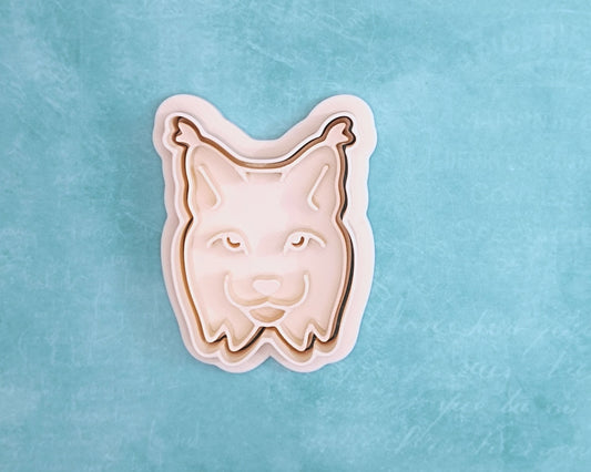 Lynx, head - cookie cutter set