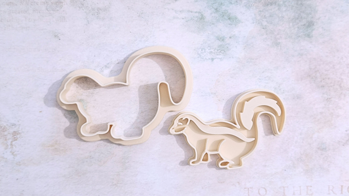 Skunk - cookie cutter set