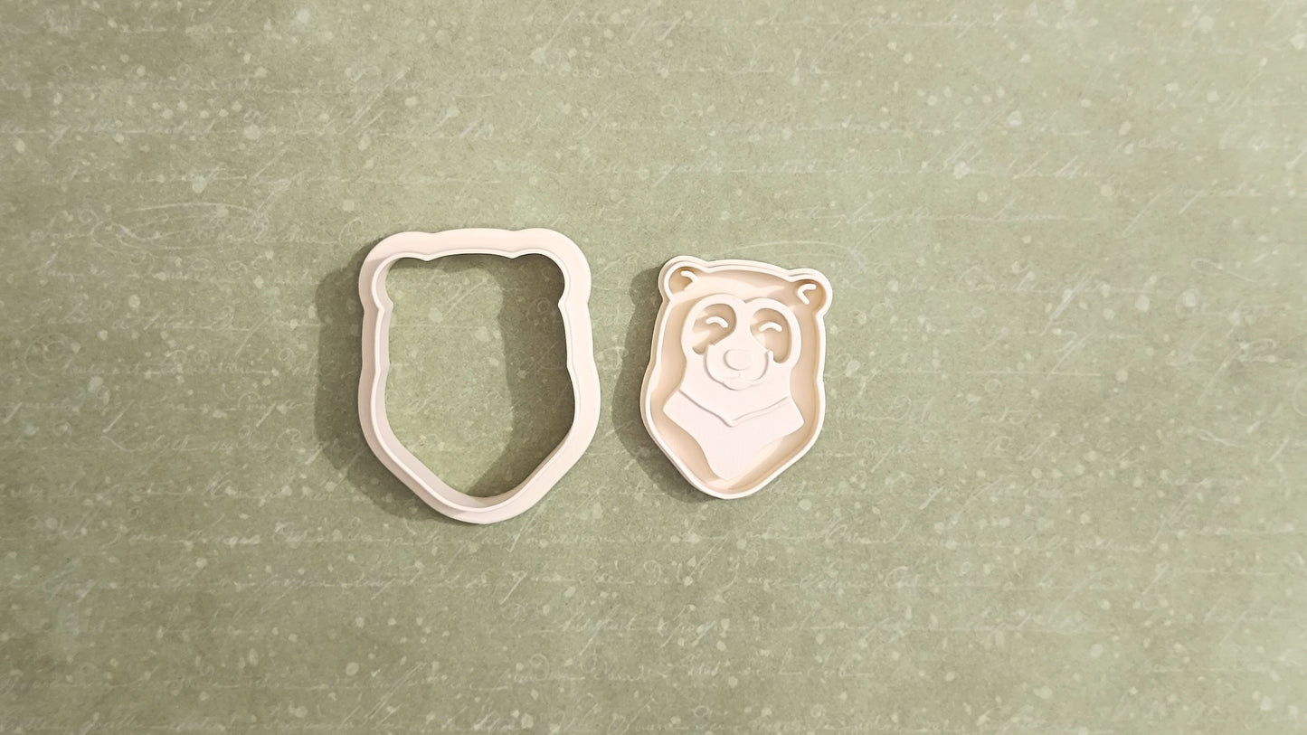 Spectacled bear - cookie cutter set