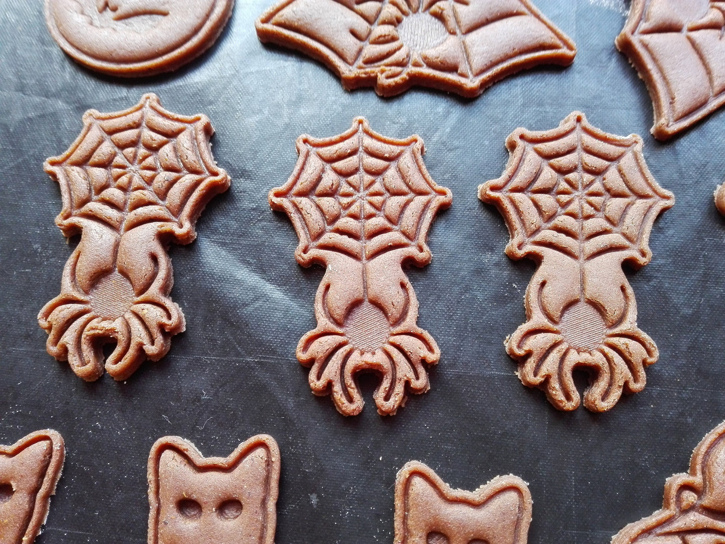 Spider on a web - cookie cutter set