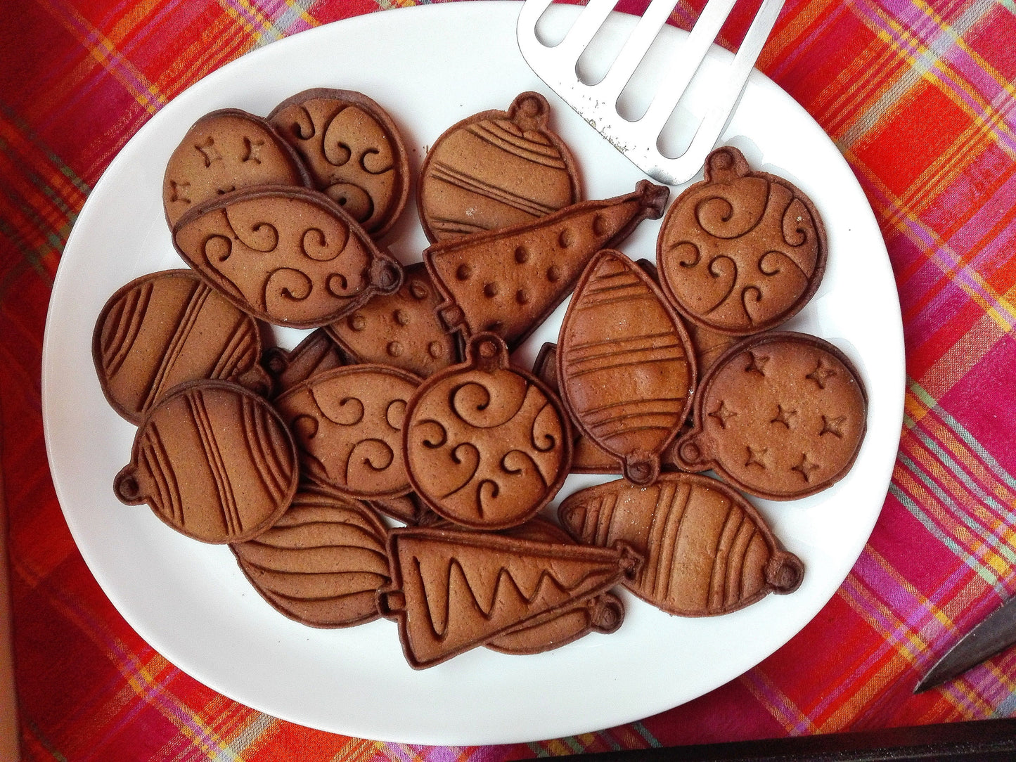 Long christmas ornaments - cookie cutter set