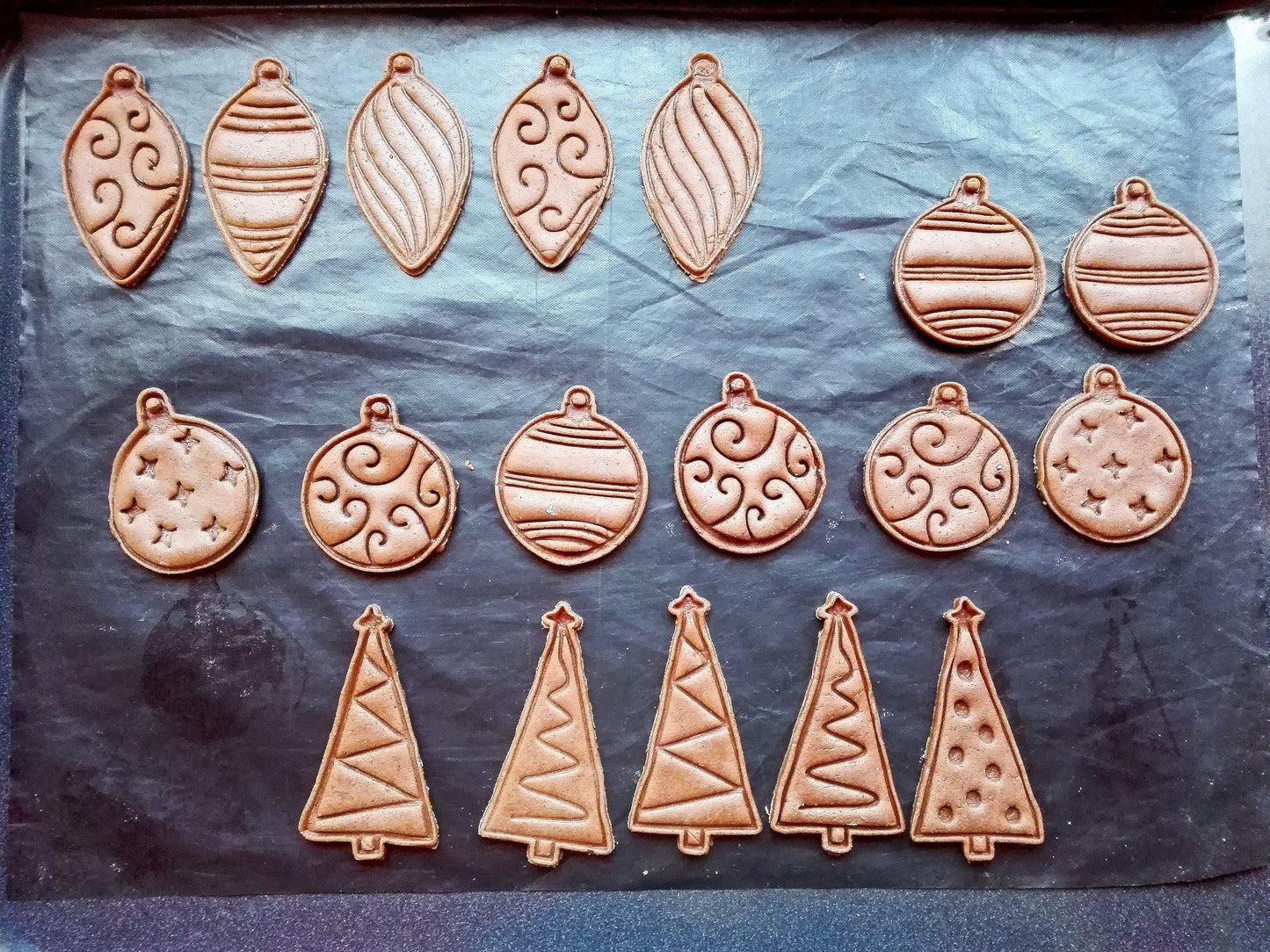 Christmas trees - cookie cutter set