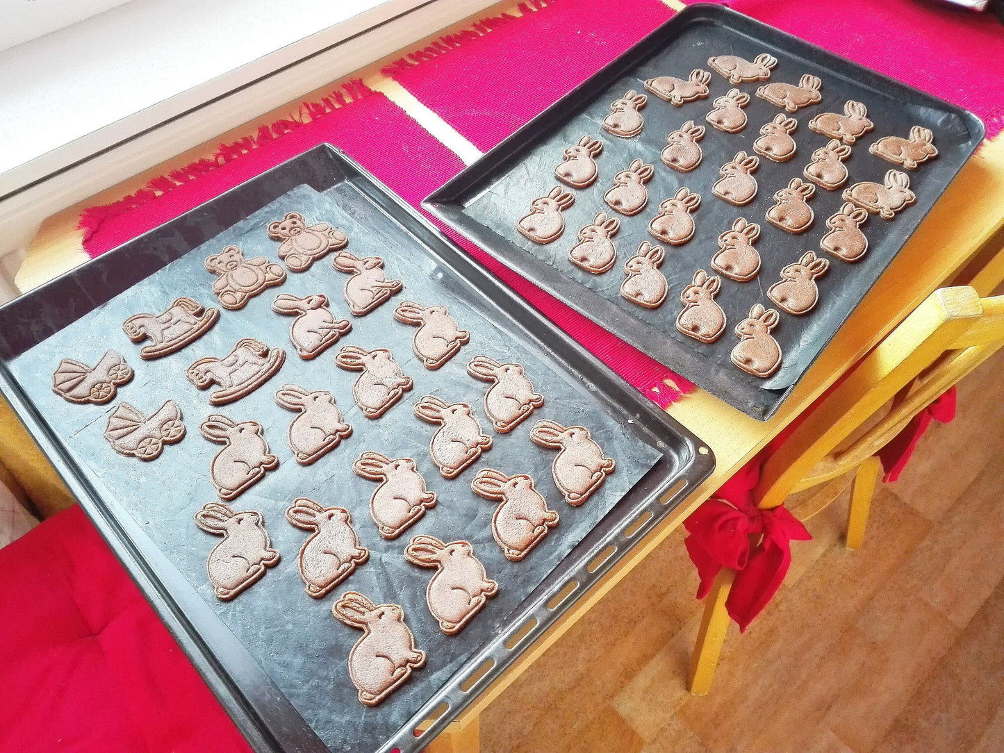 Sitting bunny - cookie cutter set