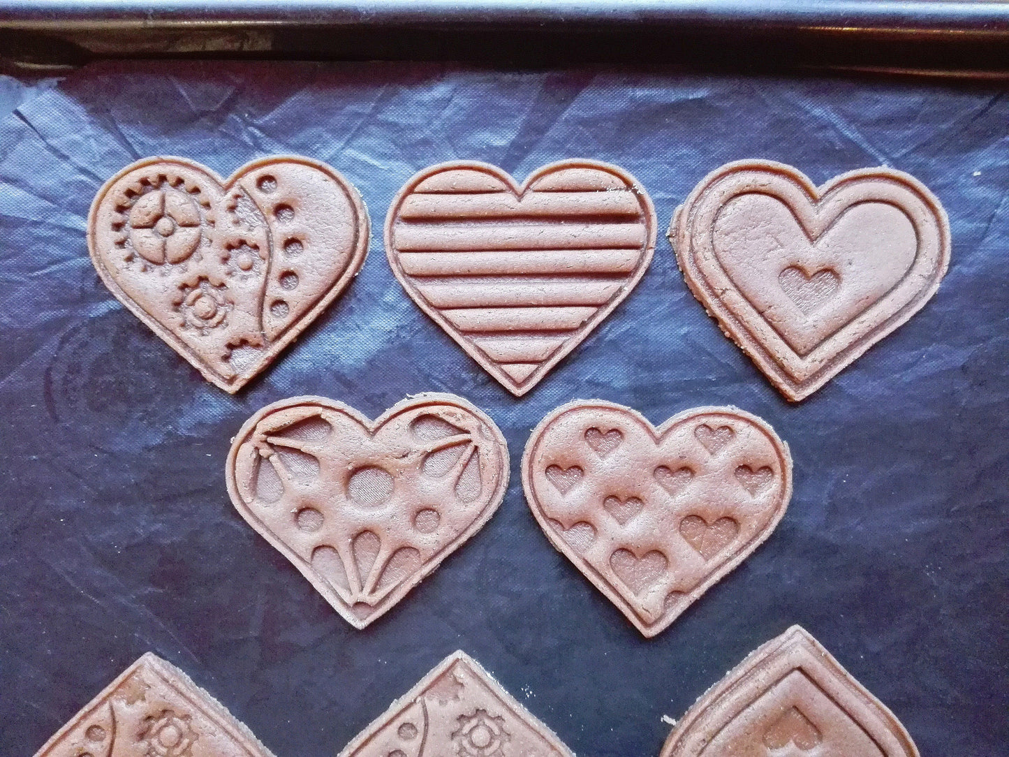 Steampunk heart - cookie cutter set