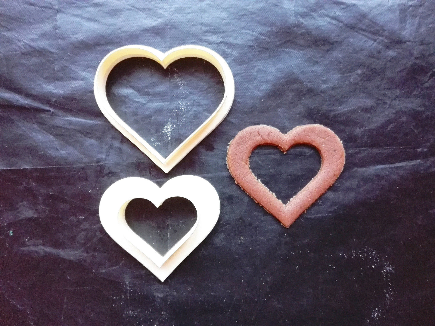 Heart with surprise, piñata  - cookie cutter set