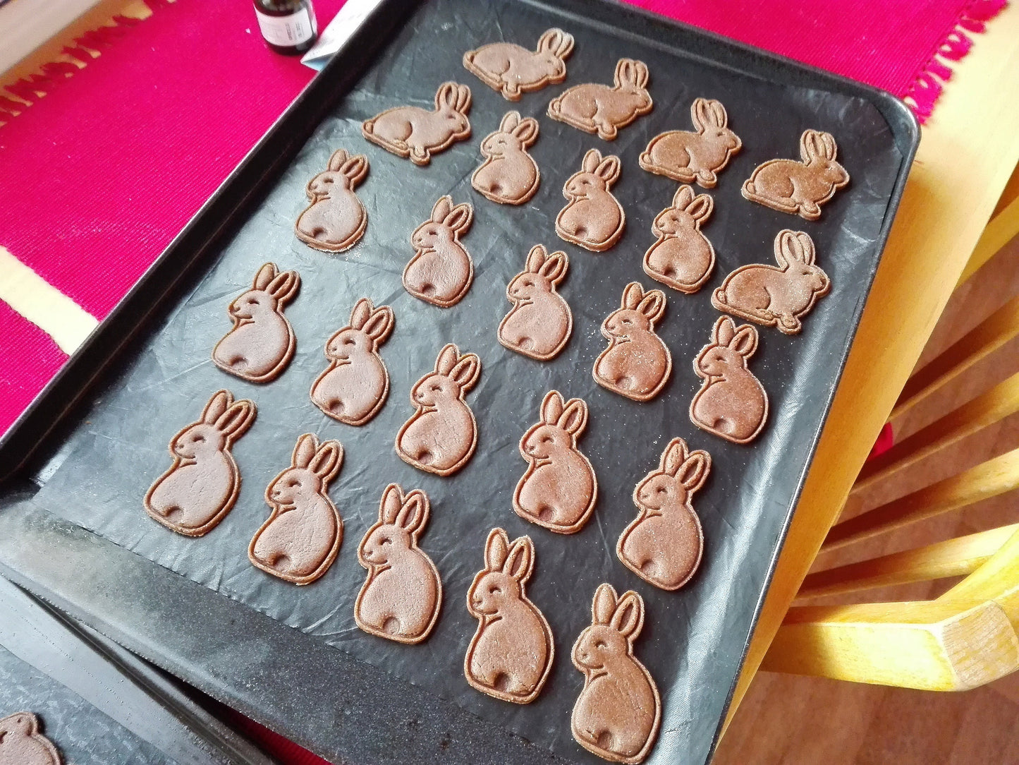 Turned bunny - cookie cutter set
