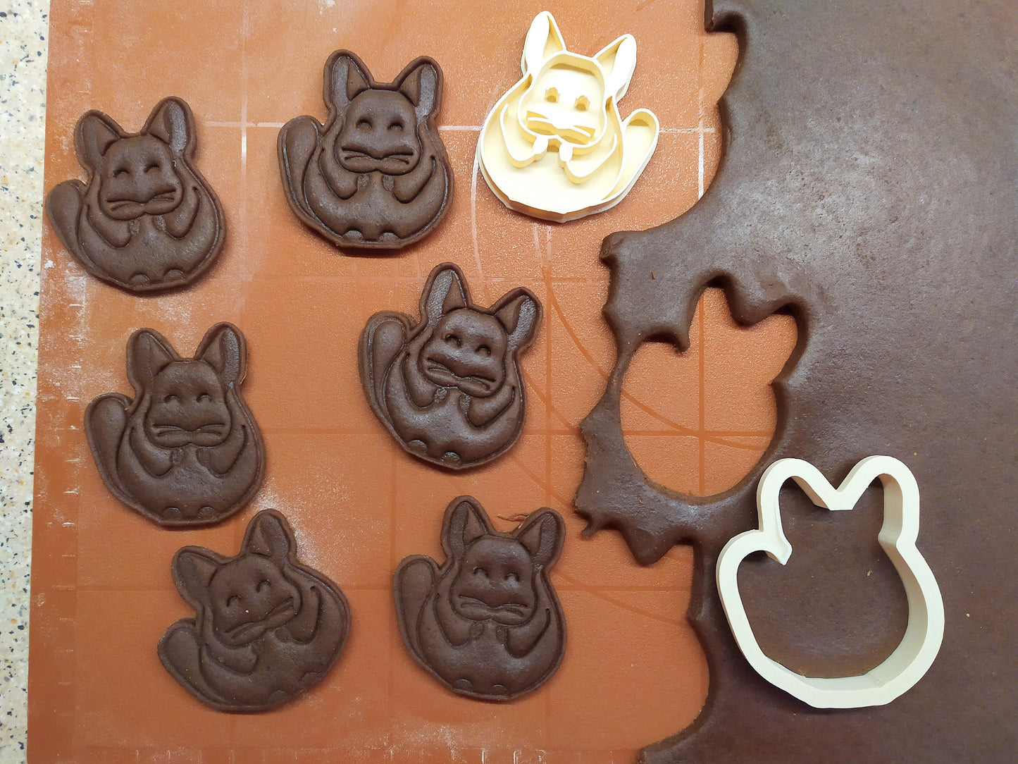 Chinchilla - cookie cutter set