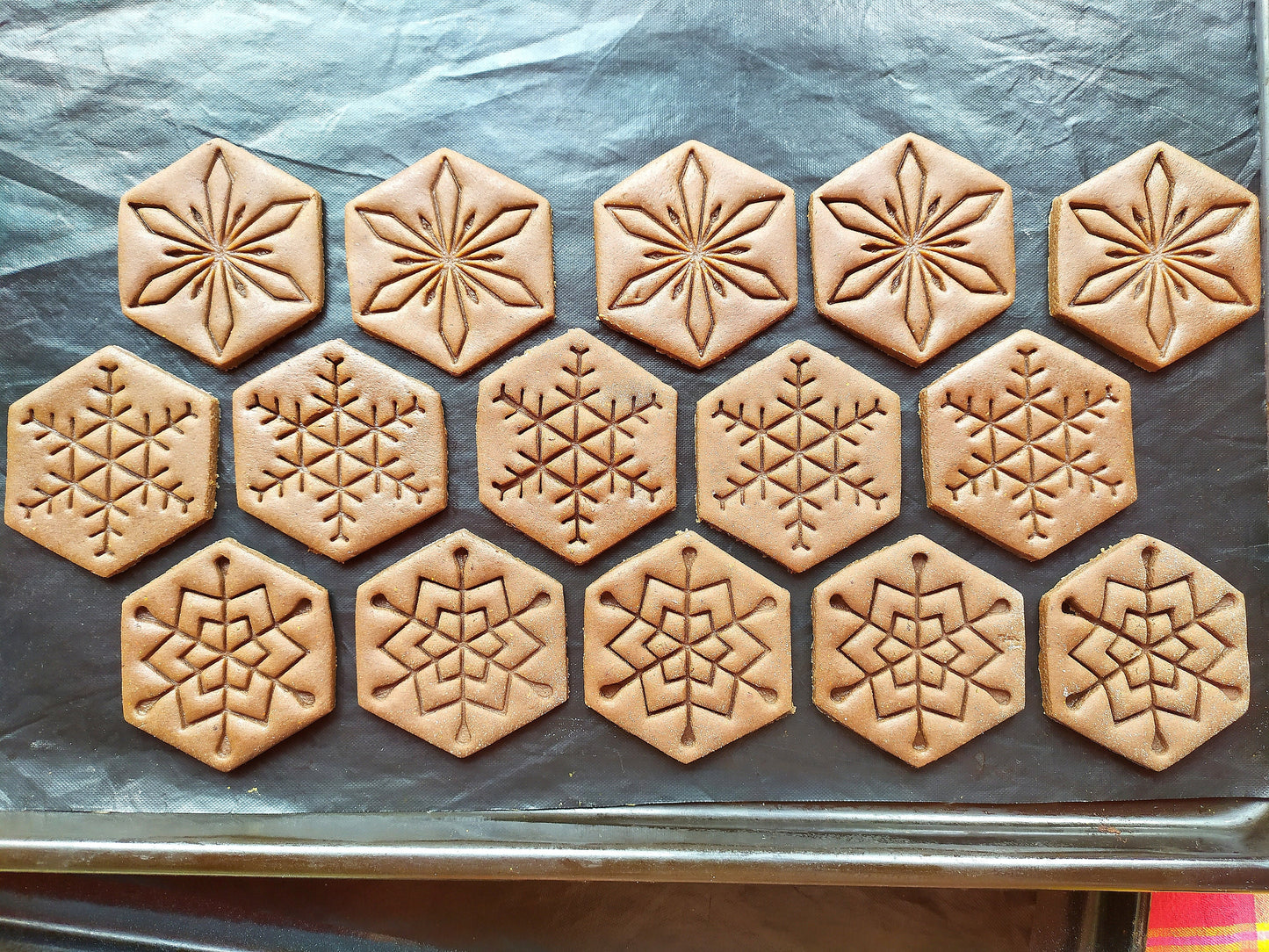 Snowflakes - cookie cutter set 3