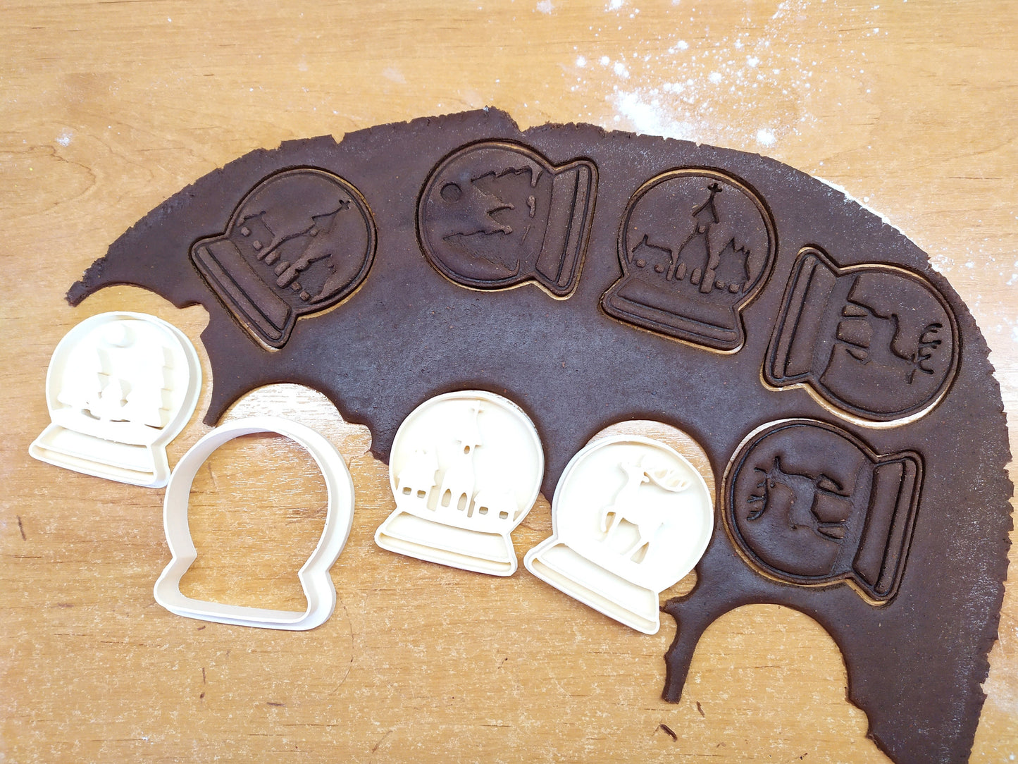 Snowglobes - cookie cutter set