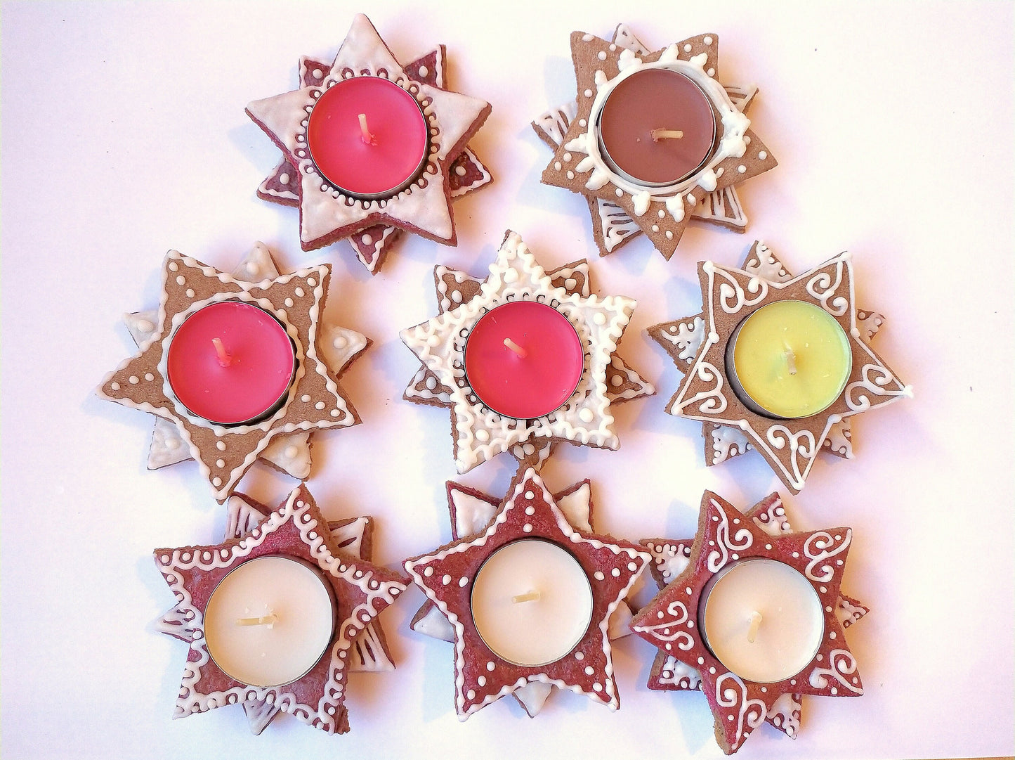 Star for a tea candle- cookie cutter