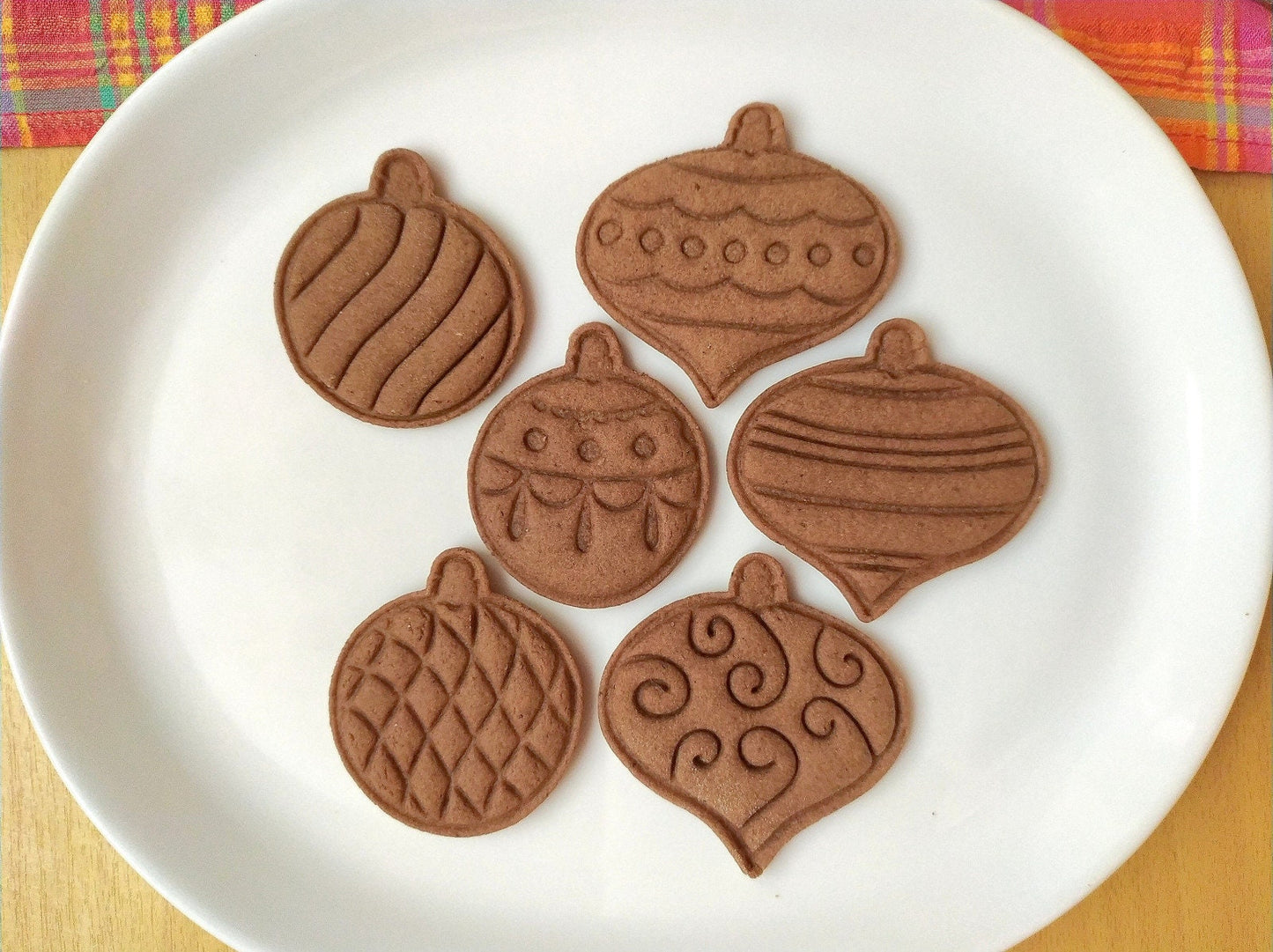 Pointed christmas ornaments - cookie cutter set