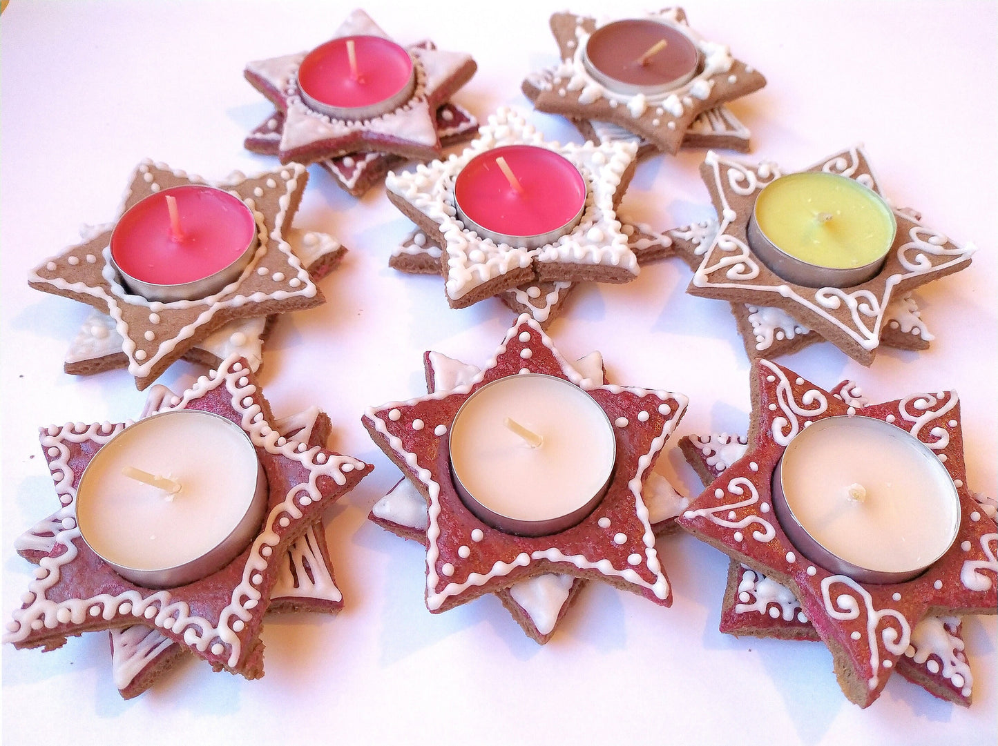 Star for a tea candle- cookie cutter