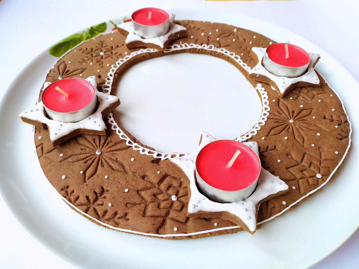 Star for a tea candle- cookie cutter
