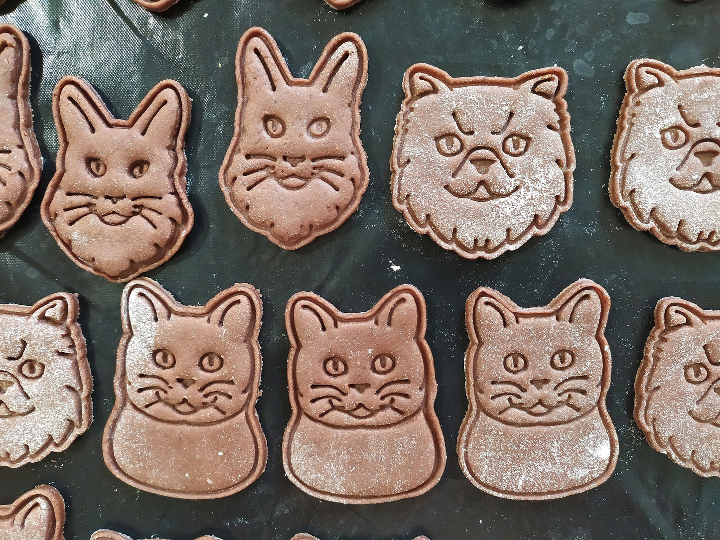 Maine Coon Cat - cookie cutter set