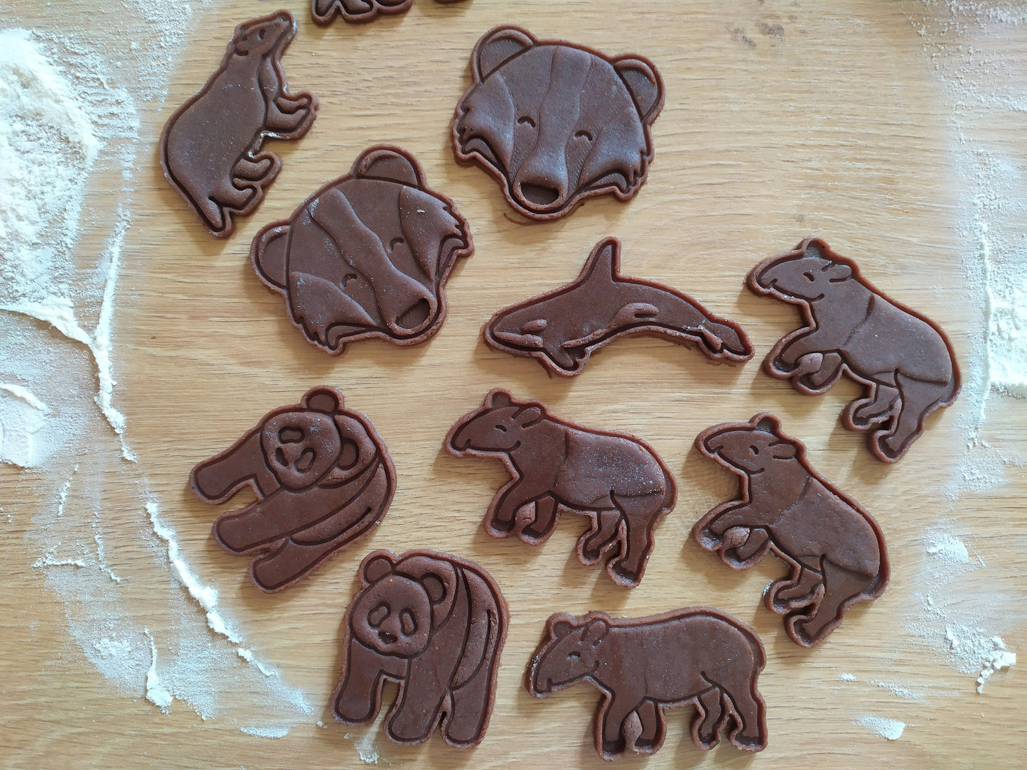 Panda - cookie cutter set