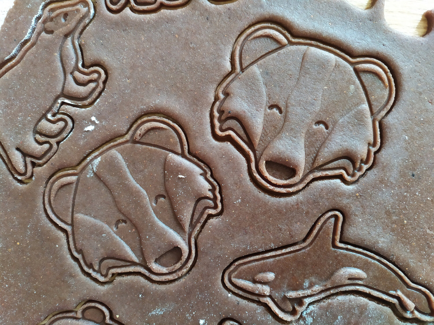 Badger, head - cookie cutter set
