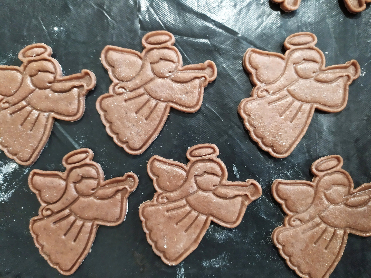 Angel with trumpet - cookie cutter set