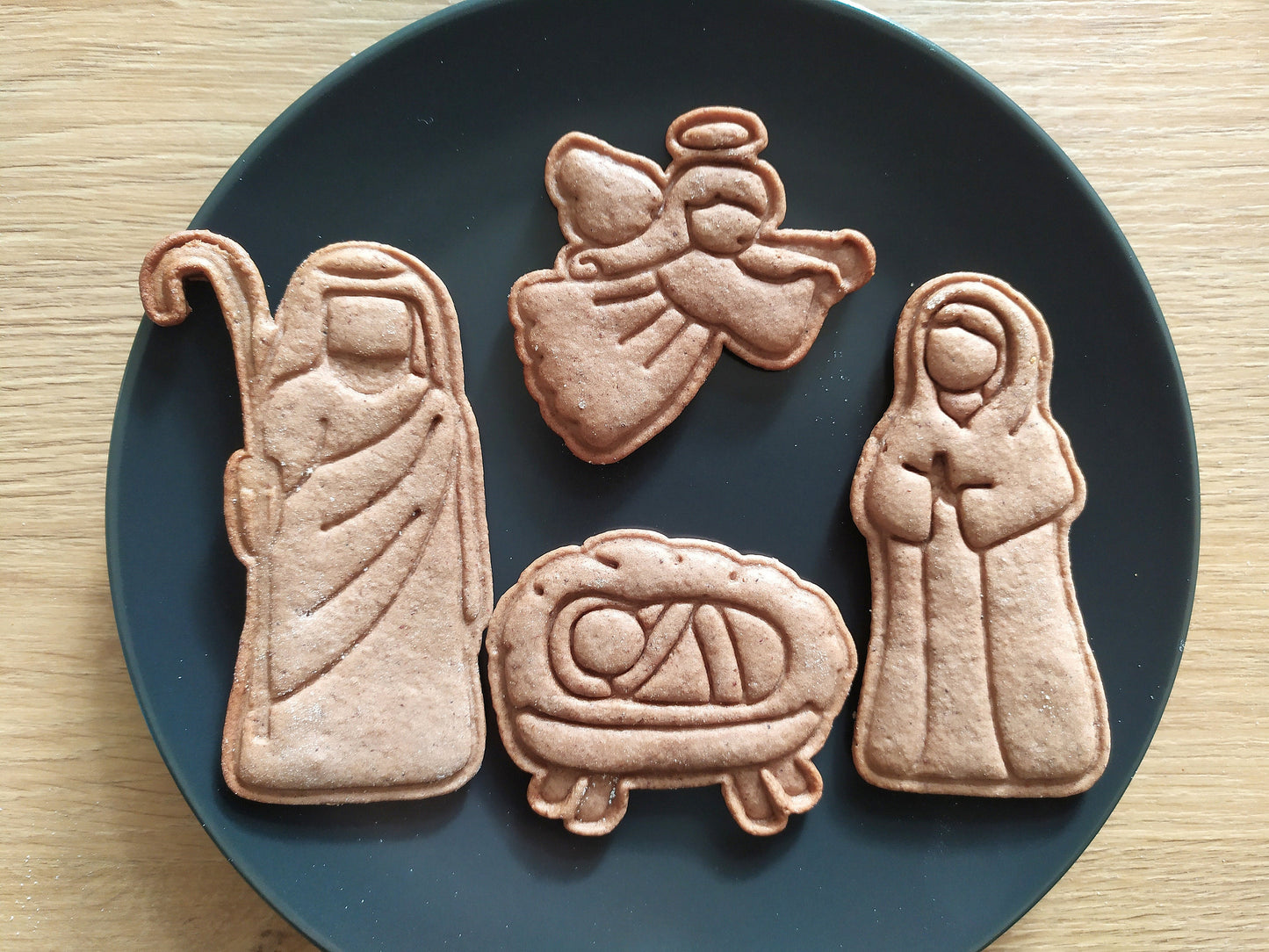 Angel with trumpet - cookie cutter set