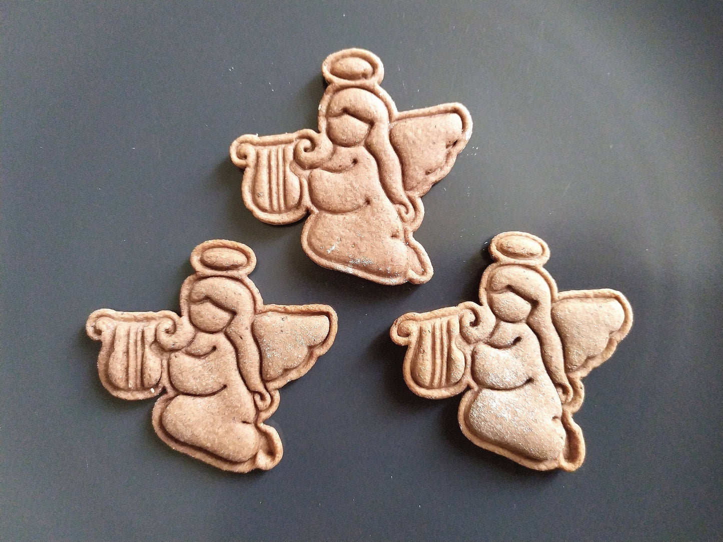 Angel with harf - cookie cutter set