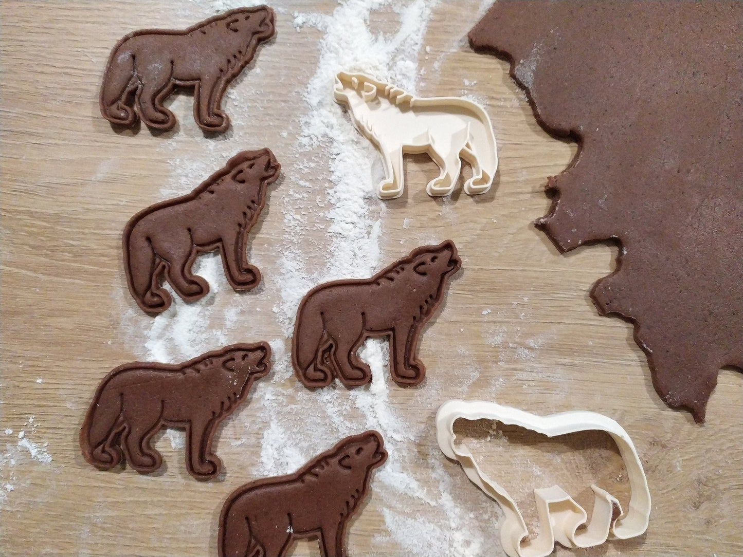 Wolf - cookie cutter set
