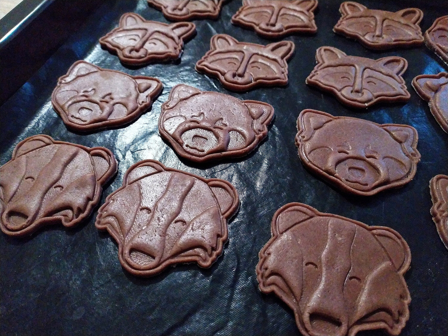 Red panda, head - cookie cutter set