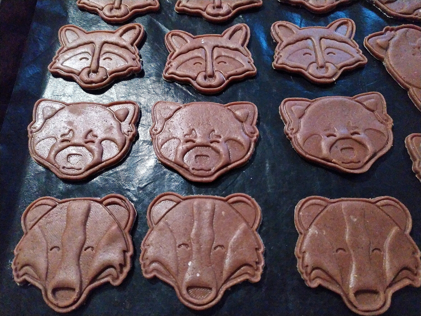 Red panda, head - cookie cutter set