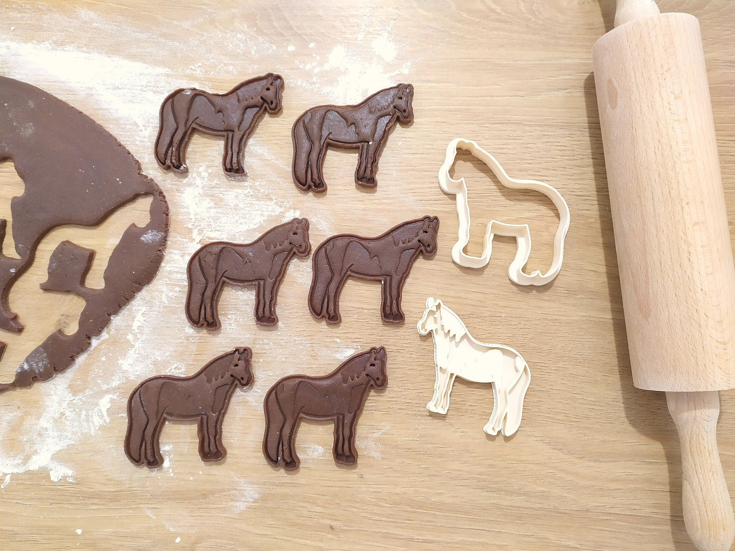 Pinto horse - cookie cutter set
