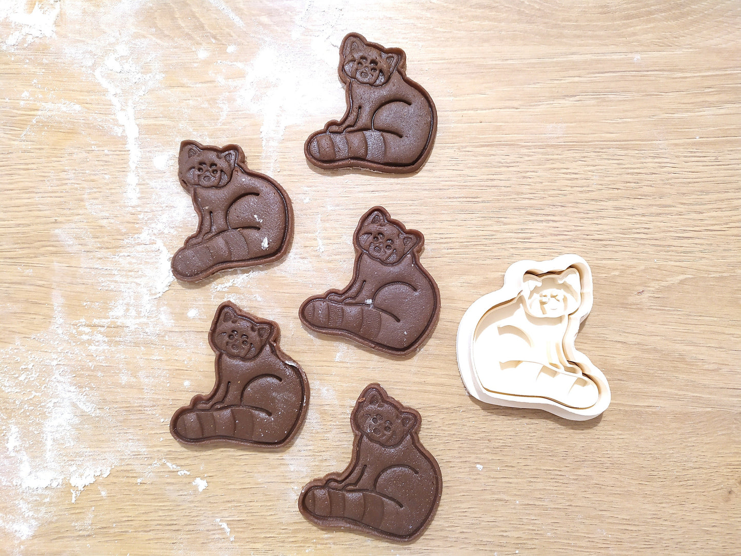 Red panda - cookie cutter set