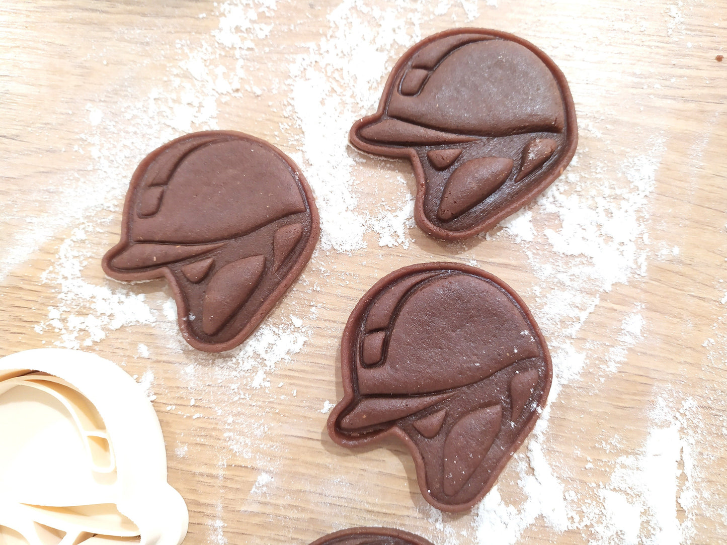 Riding helmet - cookie cutter set
