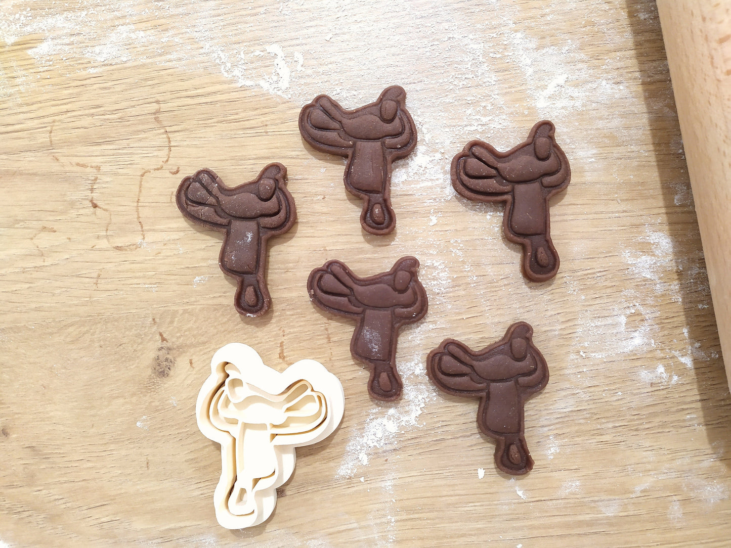 Wester saddle - cookie cutter set