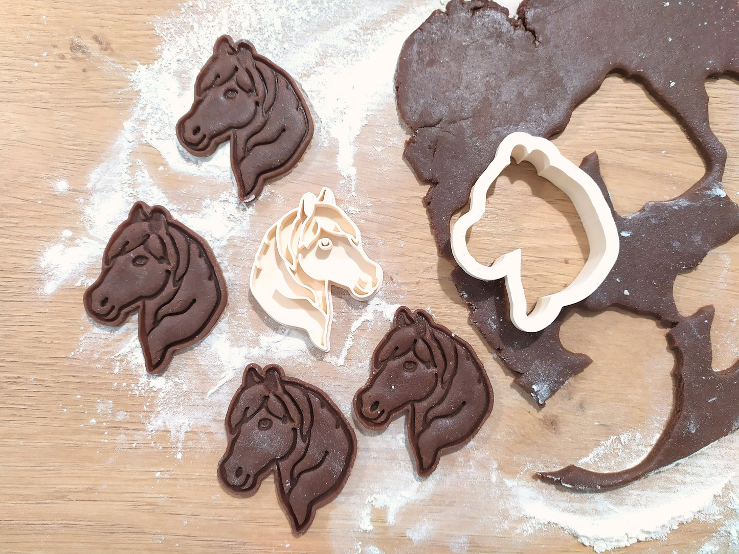 Horse, head - cookie cutter set
