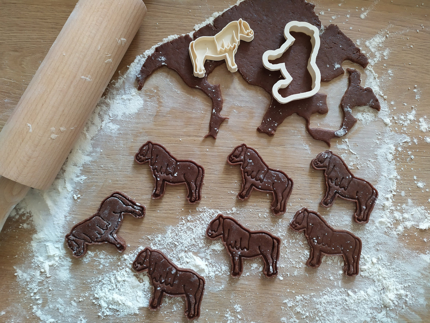 Shetland pony - cookie cutter set