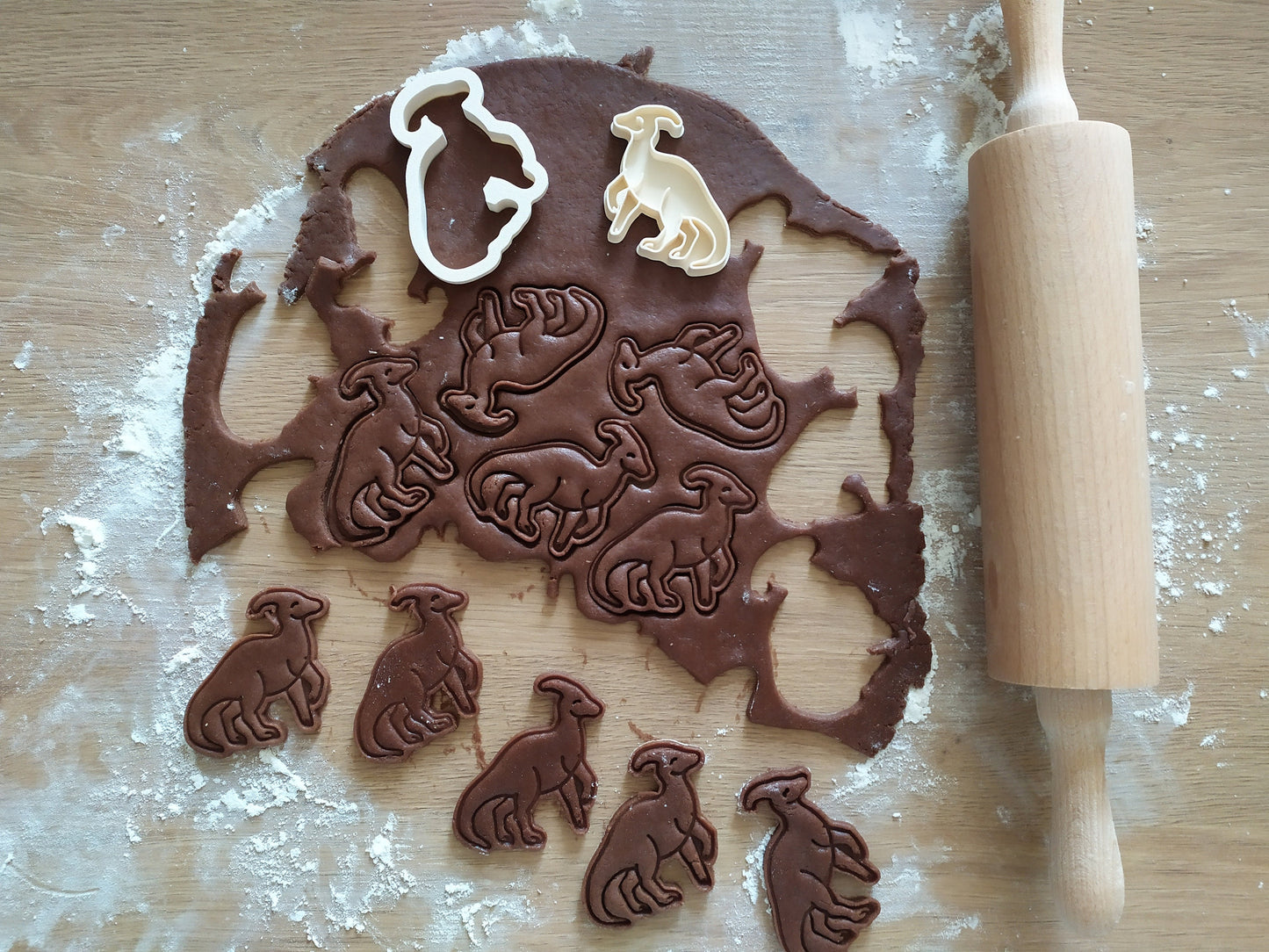 Parasaurolophus - cookie cutter set