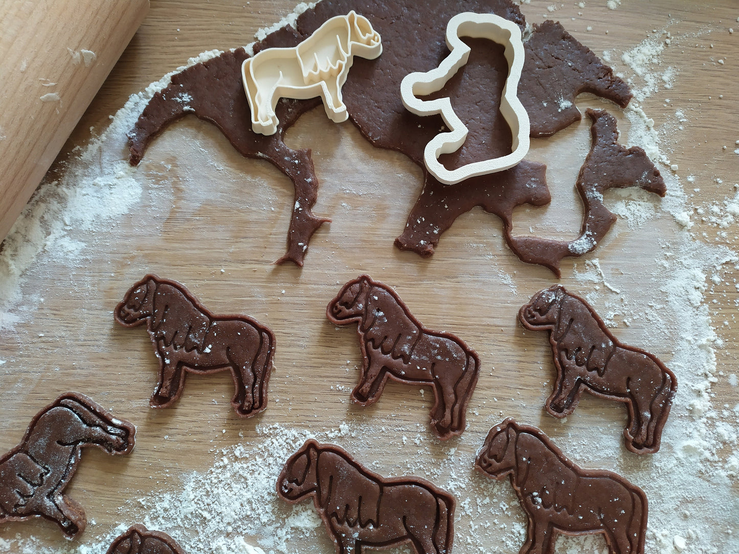 Shetland pony - cookie cutter set