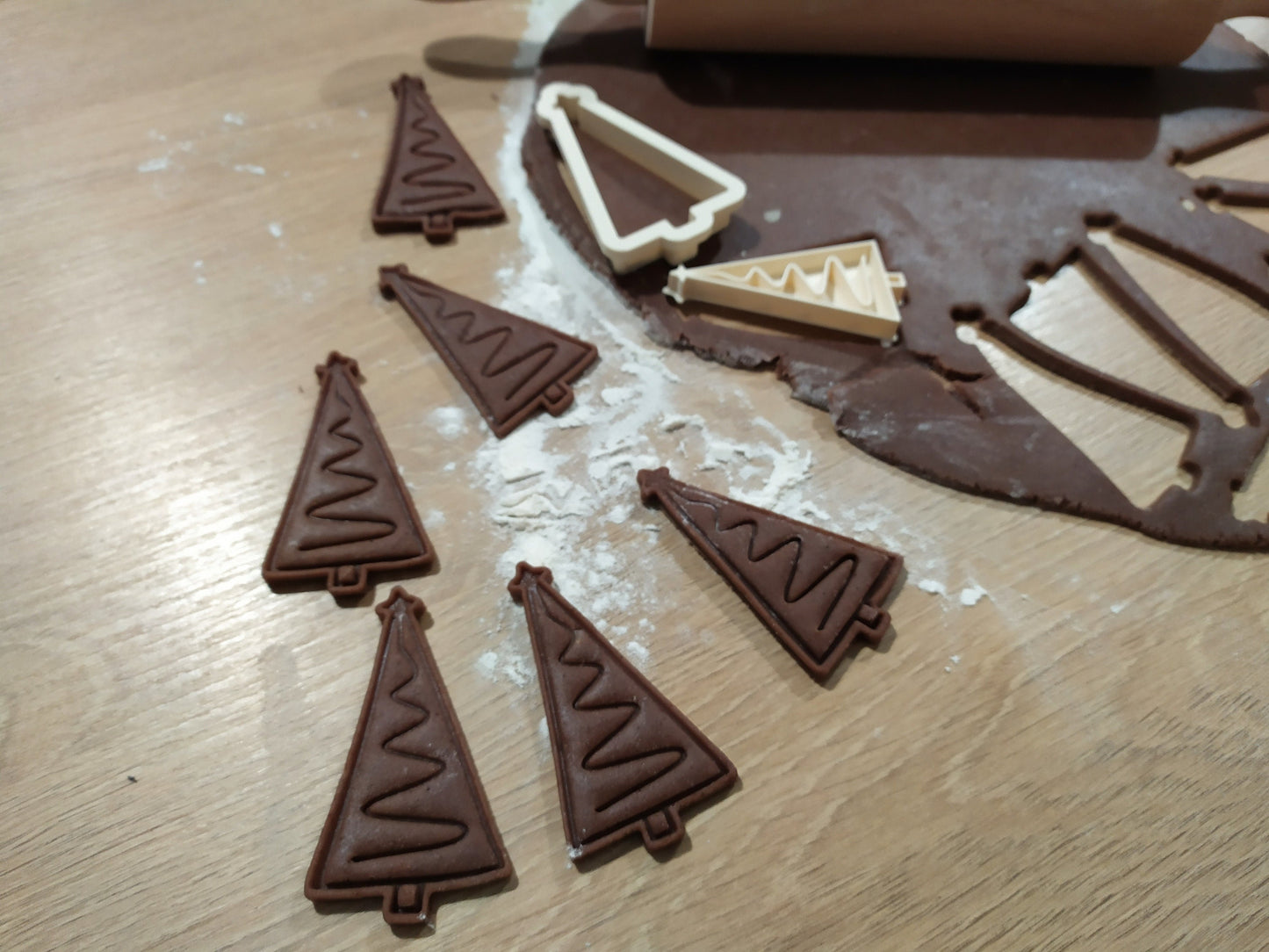 Christmas trees - cookie cutter set