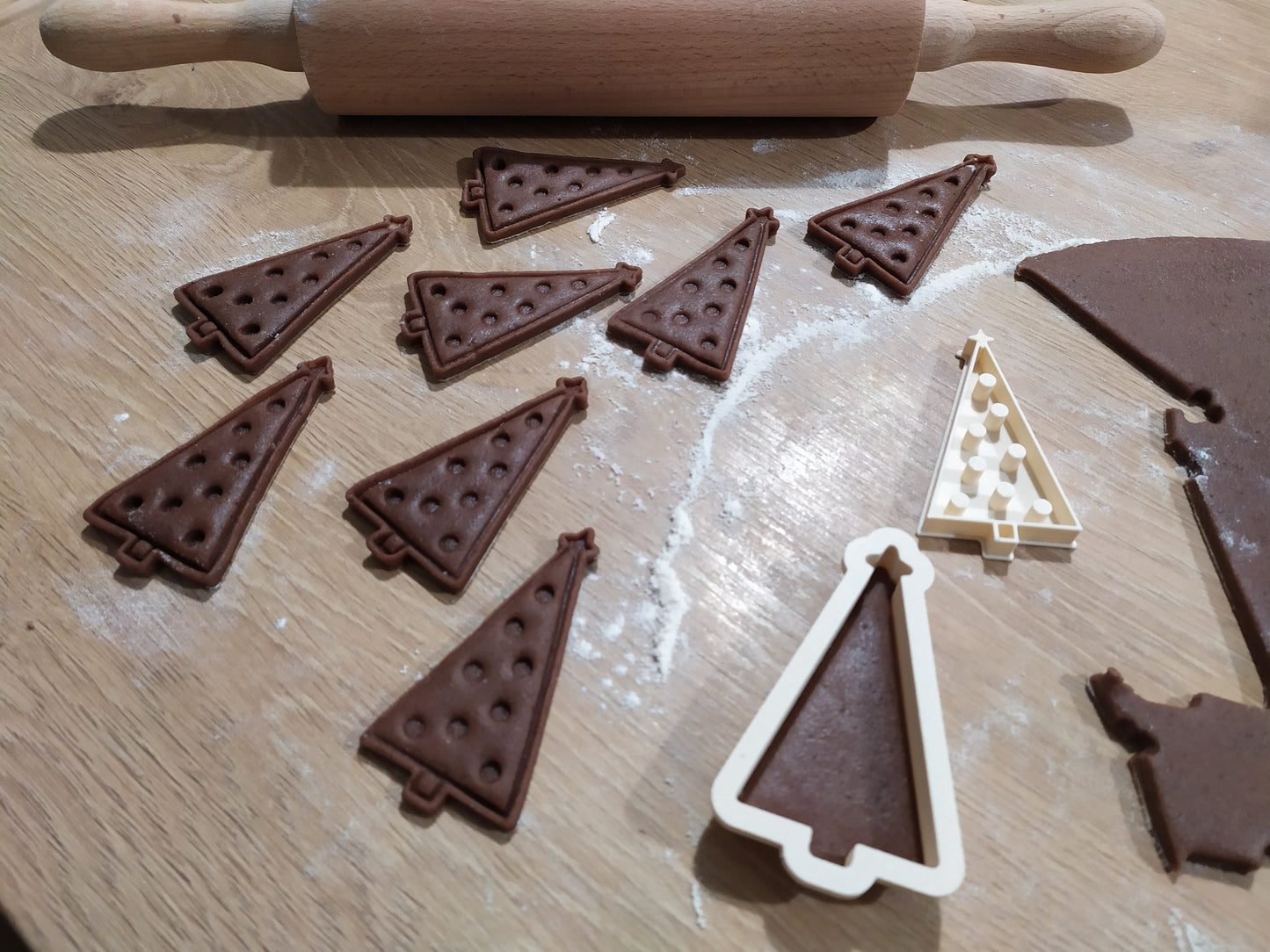Christmas trees - cookie cutter set