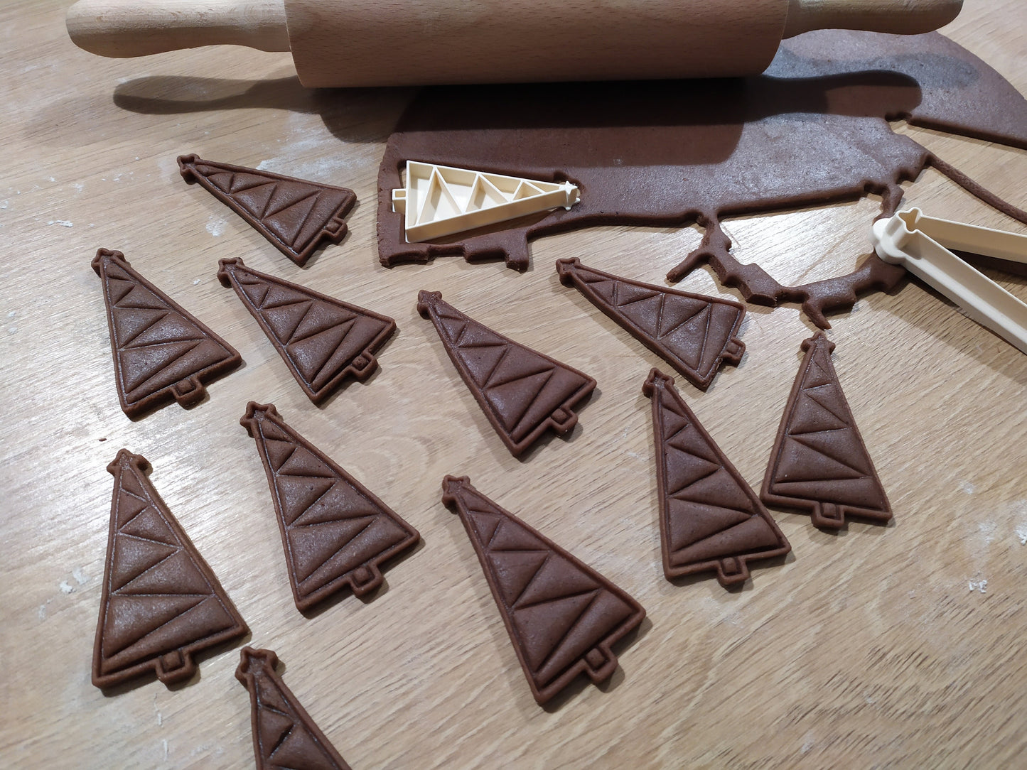 Christmas trees - cookie cutter set