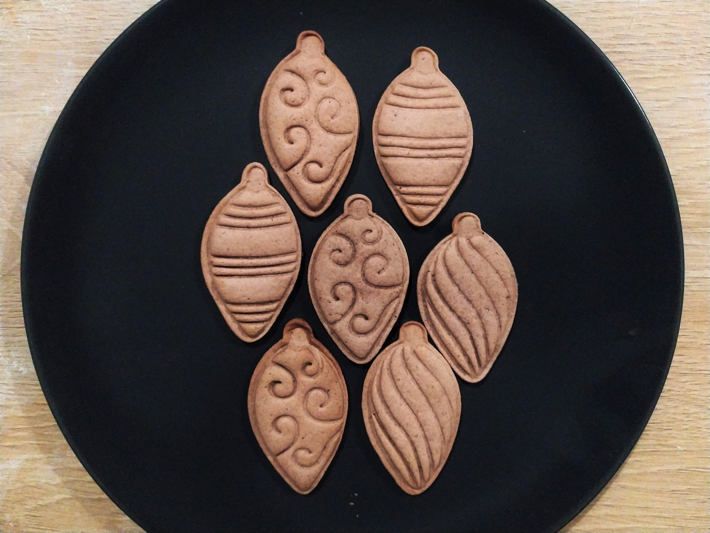 Long christmas ornaments - cookie cutter set