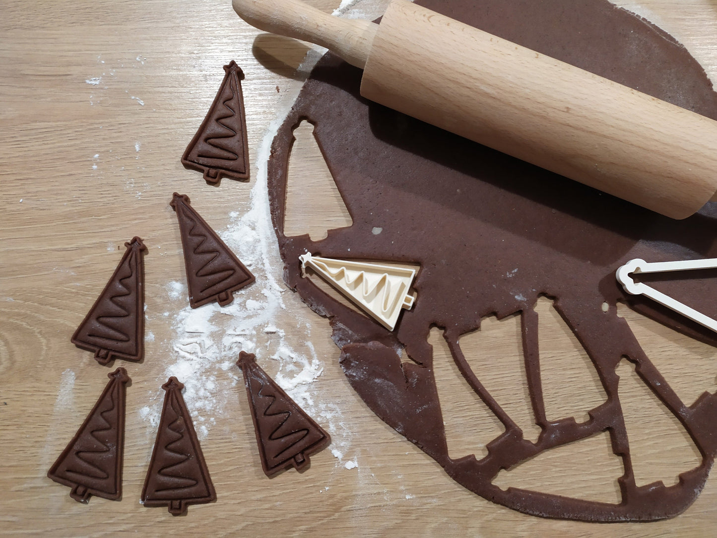 Christmas trees - cookie cutter set