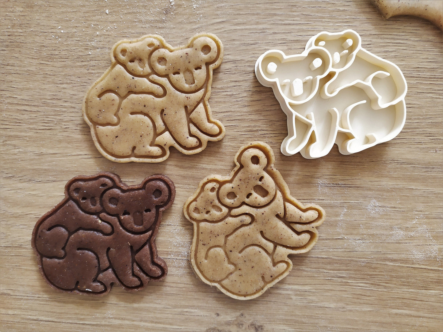 Koala with baby - cookie cutter set