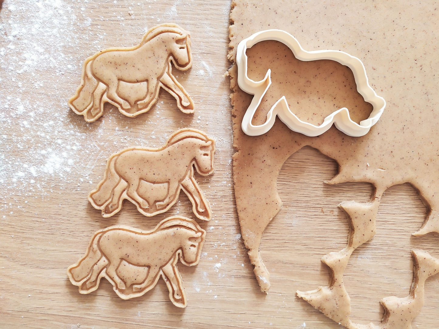Fjord horse - cookie cutter set