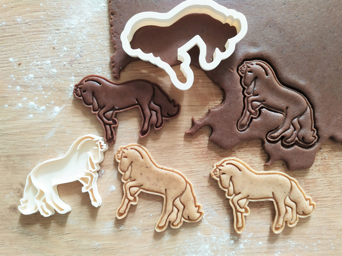Andalusian horse - cookie cutter set