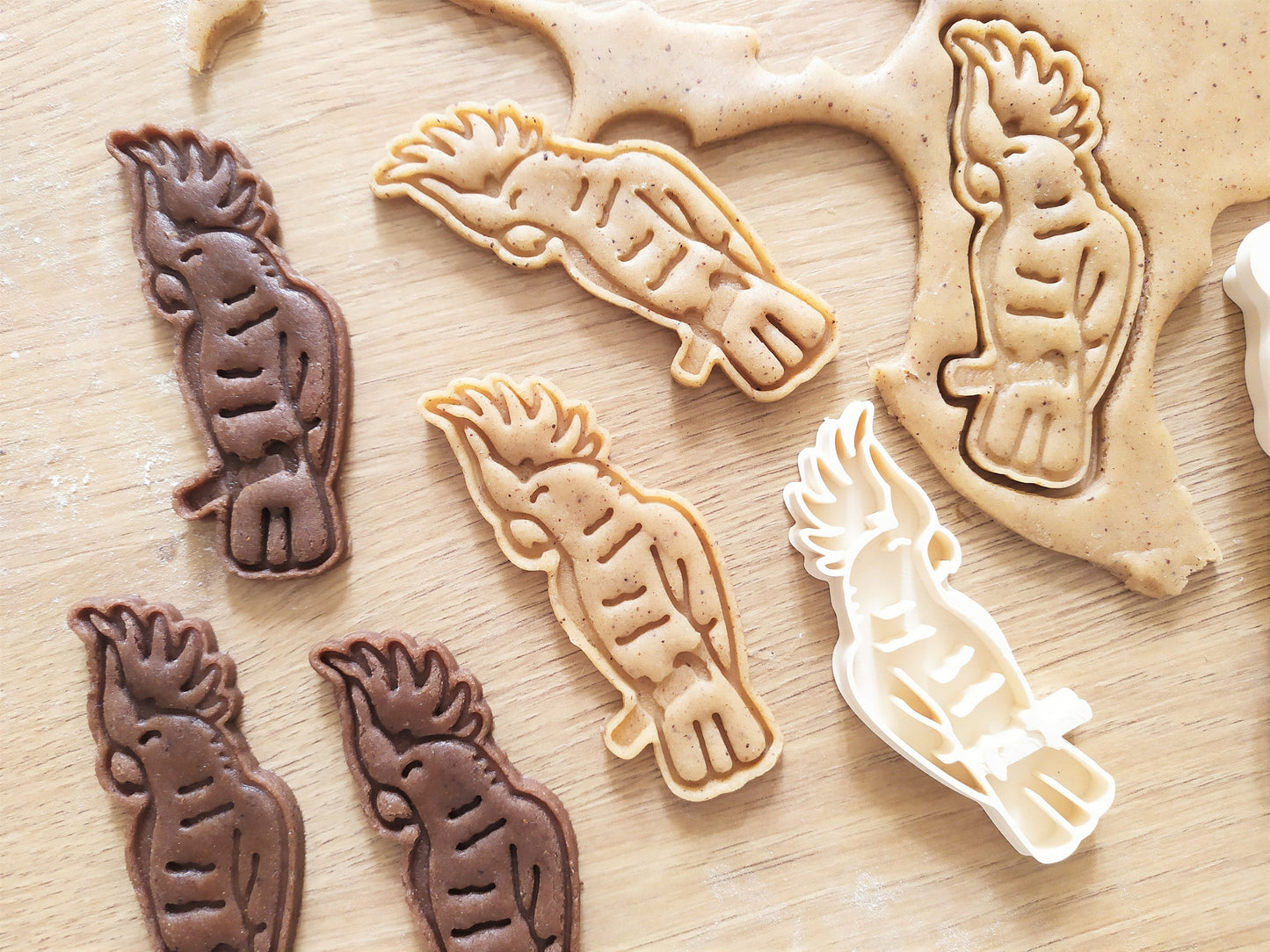 Cockatoo - cookie cutter set