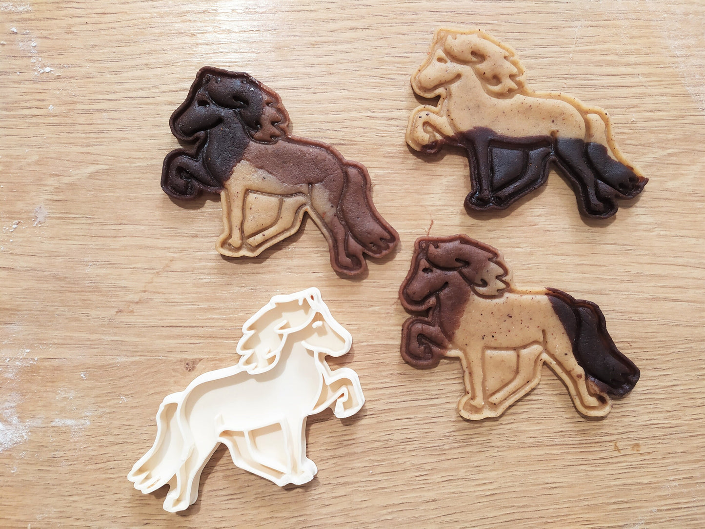 Icelandic horse - cookie cutter set