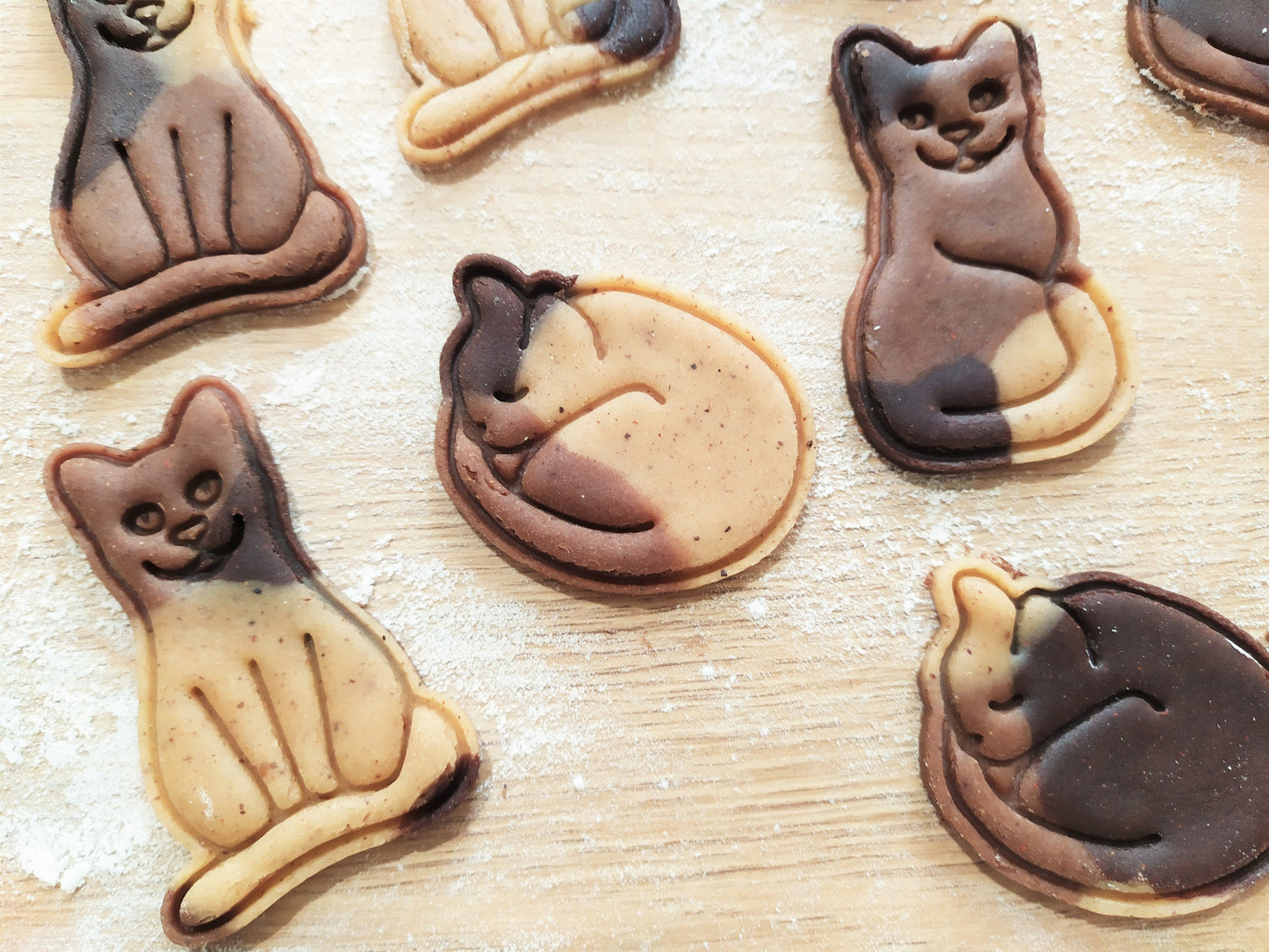 Sitting cat - cookie cutter set