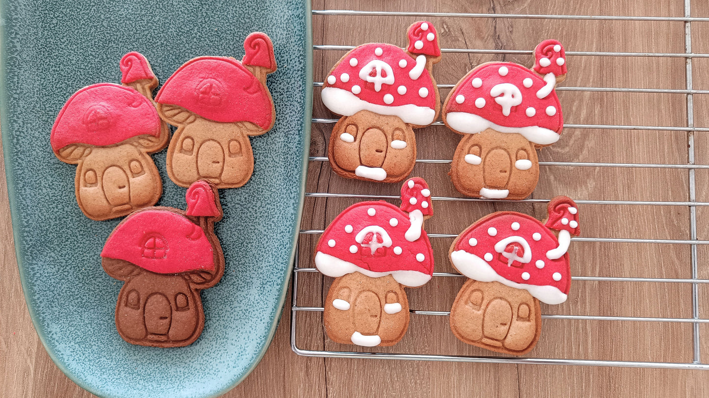 Mushroom house - cookie cutter set
