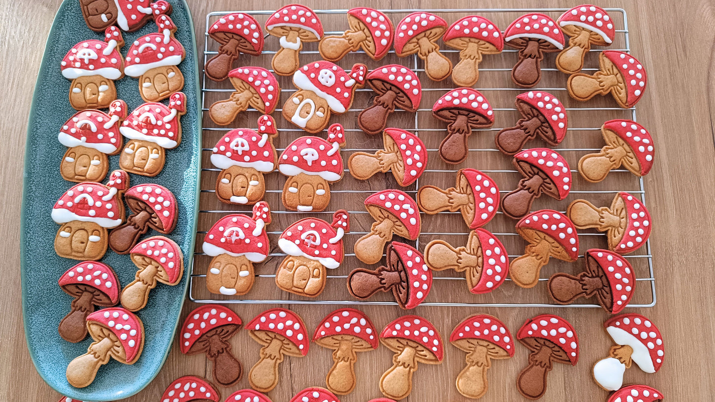 Mushroom house - cookie cutter set