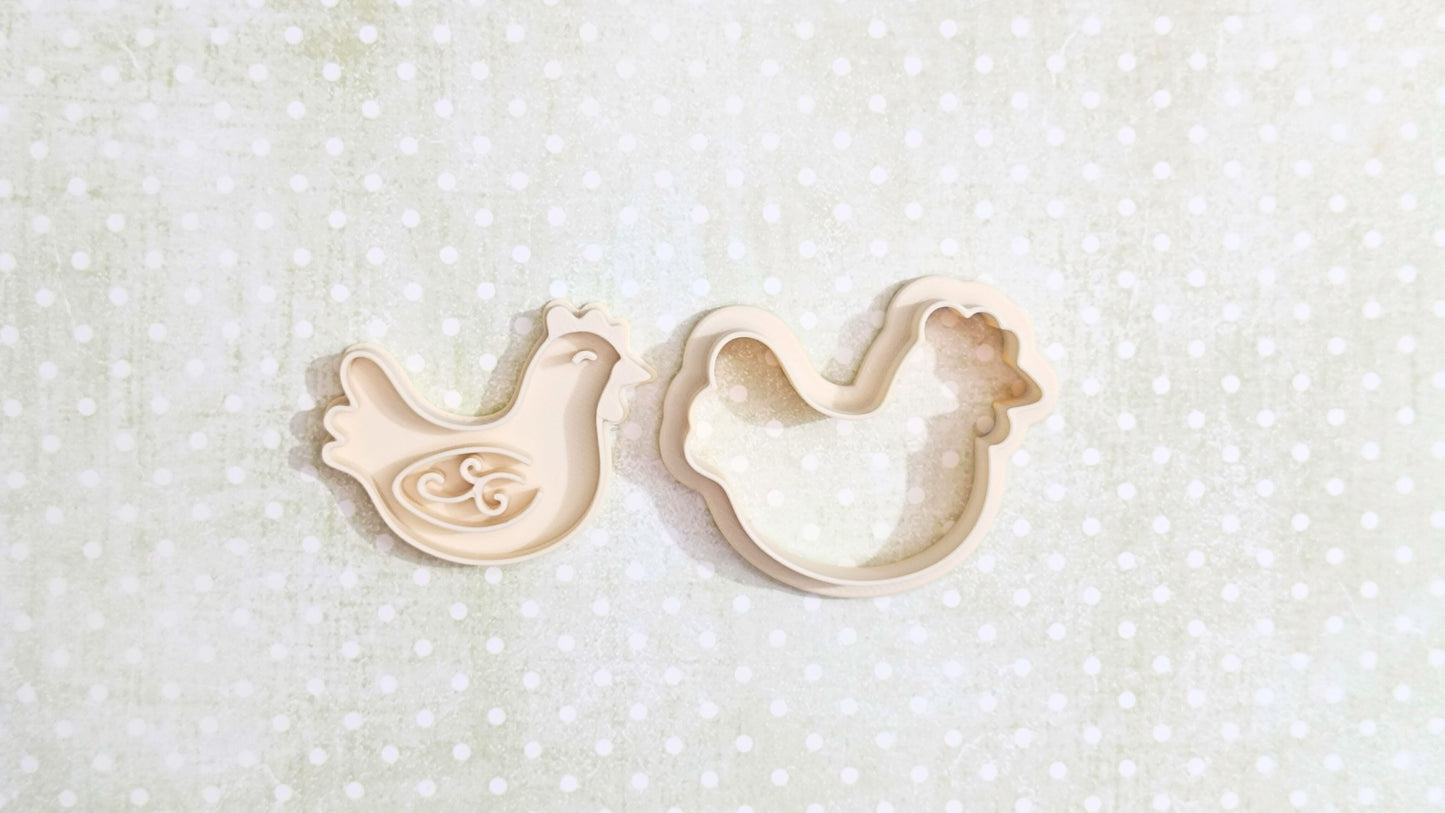 Hen - cookie cutter set