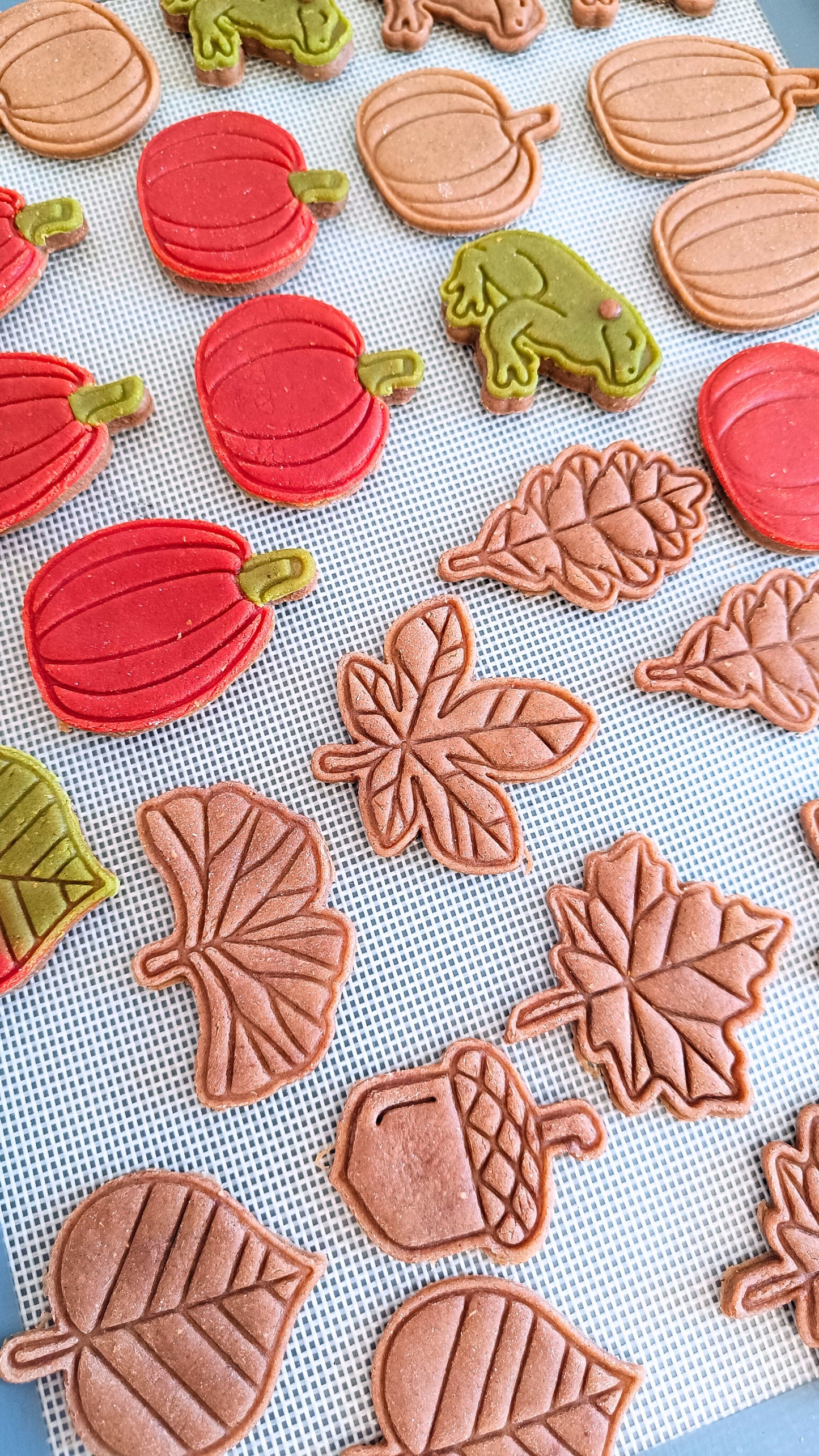 Ginkgo biloba leaf - cookie cutter set