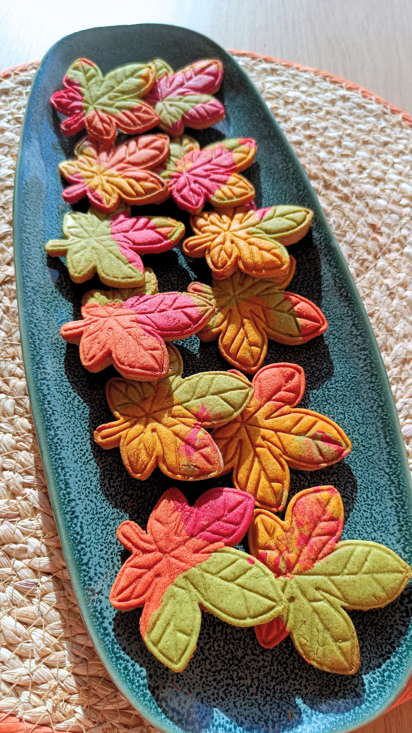 Chestnut leaf - cookie cutter set